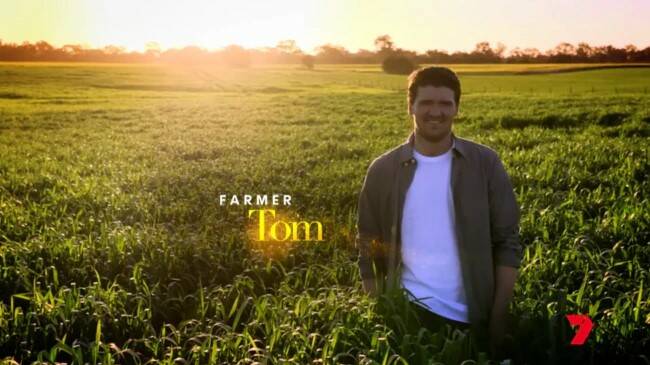 Farmer Tom wants a partner just as motivated as him. Picture via Channel 7