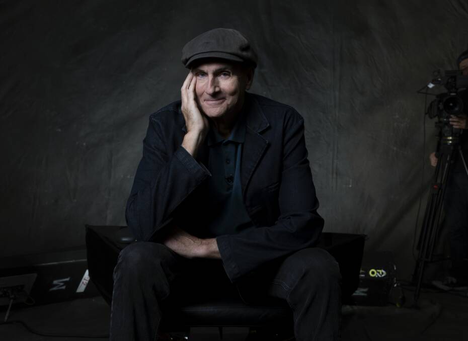 James Taylor performs at A Day on the Green at Bimbadgen on Saturday. Picture by Normal Seeff