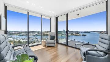 Stella sub penthouse immersed in stunning Newcastle harbour and city views