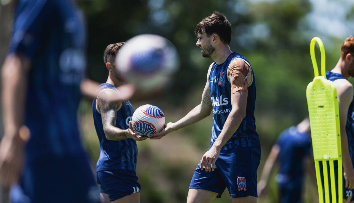 Newcastle Jets import Carl Jenkinson. Picture by Marina Neil