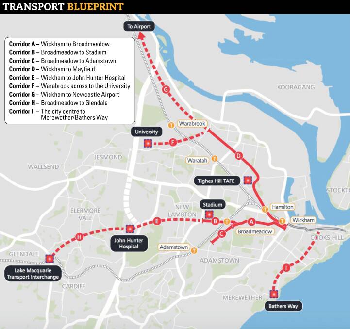 VISION: Newcastle City Councillors formally adopted this vision for the roll-out of a wider light rail network at their meeting on Tuesday. It was first released as part of the project's Review of Environmental Factors.