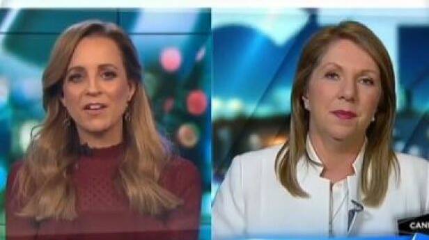 Carrie Bickmore wasn't letting Labor's health spokeswoman Catherine King off the hook. Photo: The Project
