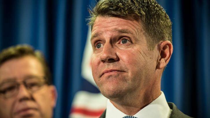 Premier Mike Baird announced he was quitting politics on Thursday morning. Photo: Wolter Peeters