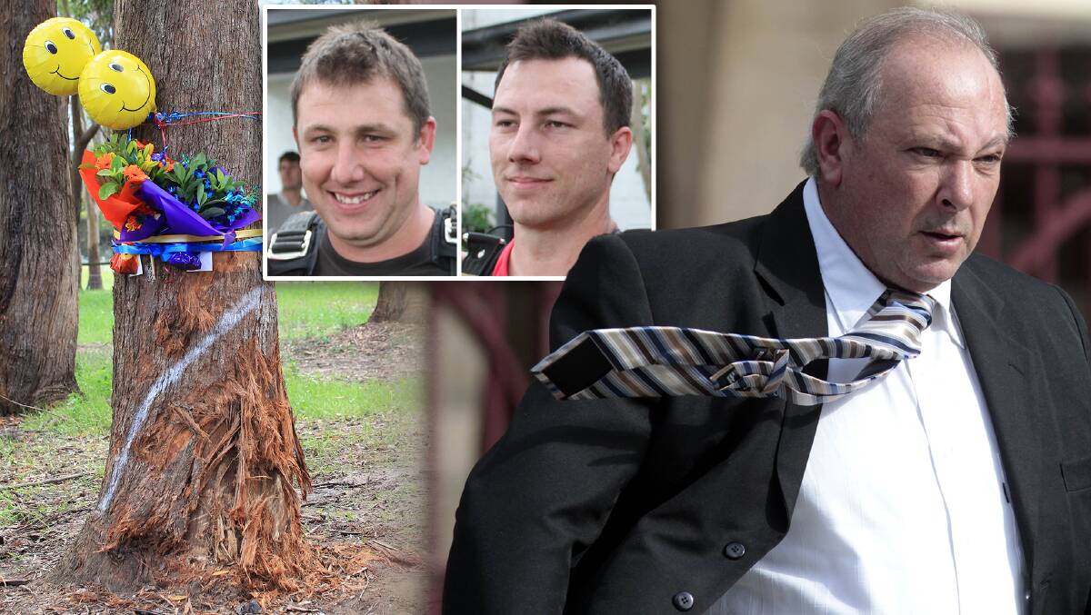 FESTERING SORE: Relatives of Ben and Luke Ramsay (inset) say they have never been allowed to get over losing the two men in a car crash as they wait more than six years for the court case involving alleged driver Joe Fenech (above). 