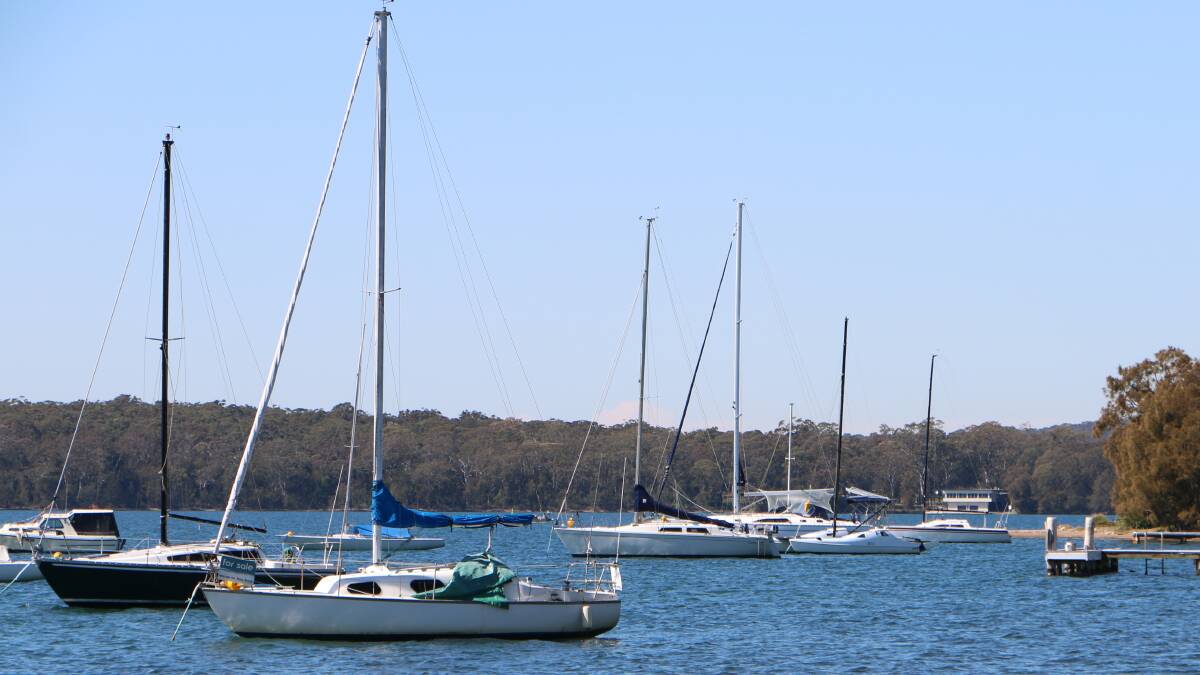 CROWDED: Boats bobbing in the bay at Sunshine. The state government is seeking feedback on its draft boat storage strategy for Lake Macquarie. Picture: Fairfax media