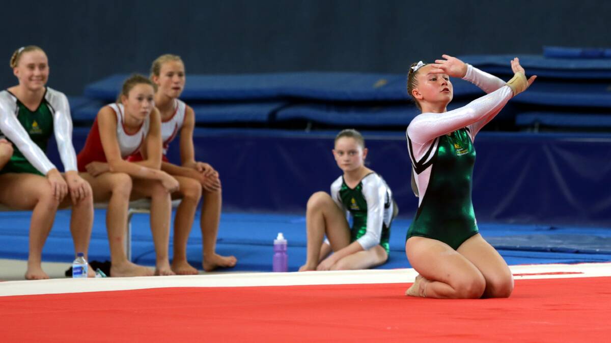 COUNTRY TITLES: Gymnastics at Hunter Sports Centre, Glendale. Picture: Simone De Peak