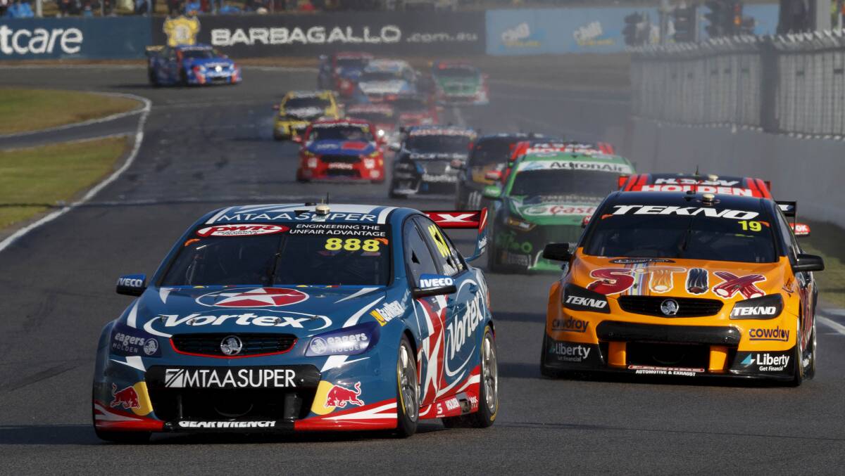 FRESH LOOK: A V8 Supercar event proposed for the Central Coast is one of the key projects council administrator Ian Reynolds will assess. Picture: Mark Horsburgh