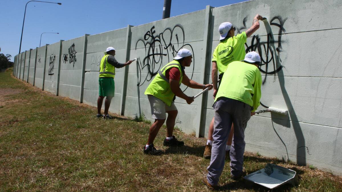 CLEAN UP: There's equipment and expert advice available to help locals remove graffiti from their neighbourhoods on Sunday, October 29. Picture: Fairfax Media