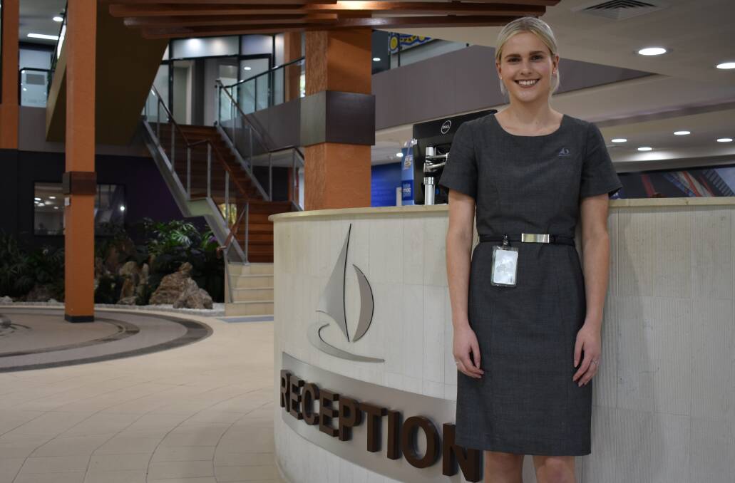 OPPORTUNITY: E2E employee Renee Keir said working in customer service at council was a varied and rewarding job in a supportive environment. Picture: Supplied