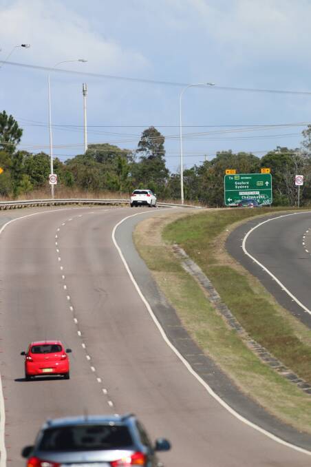FUNDING: Widening of the M1 Pacific Motorway between the Doyalson (pictured) and Tuggerah interchanges. Picture: David Stewart 