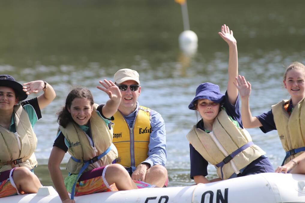 VALUED ASSET: Girl Guides enjoy a regatta at Myuna Bay Sport and Recreation Centre in 2014. Picture: David Stewart