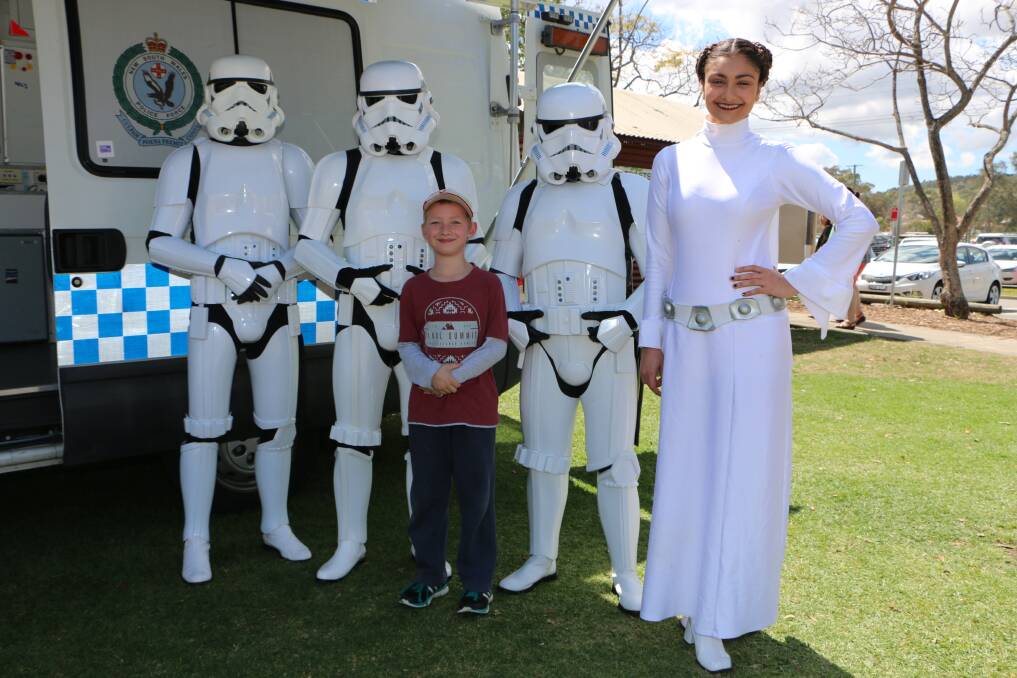 STAR POWER: There'll be plenty for kids to see and do at the Living Smart Festival on Saturday, September 23. Plus, you never know who they might bump into. Picture: David Stewart