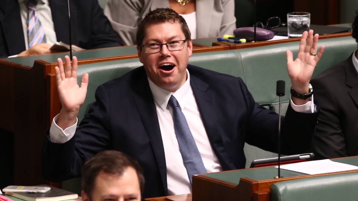 NOT AMUSED: Labor's Member for Charlton, Pat Conroy, reacts in the Federal Parliament. Picture: Fairfax Media