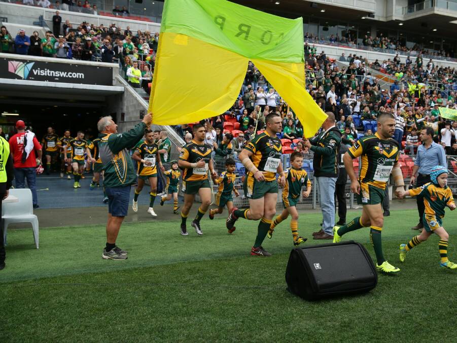 SUPPORT: Macquarie Scorpions took to Hunter Stadium, in Newcastle, on Sunday with plenty of fans cheering them on. Picture: Jonathan Carroll