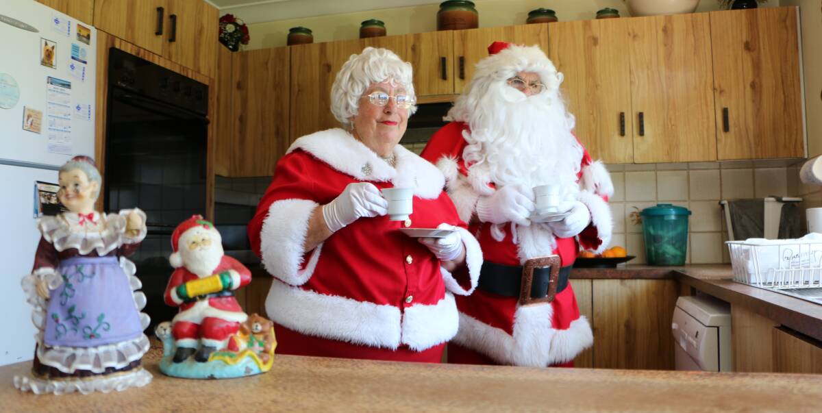 JOB AHEAD: It's beginning to look a lot like Christmas at the home of Paul and Helen Arkley of Cooranbong. Being Santa's helpers comes with a range of challenges and rewards.  Picture: David Stewart