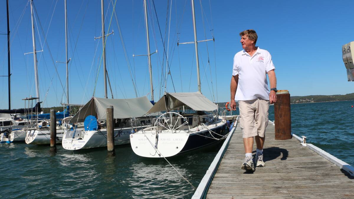 CHAIRMAN: Mel Steiner at Royal Motor Yacht Club, Toronto, the home of the annual Heaven Can Wait Charity Sailing Regatta. Picture: David Stewart