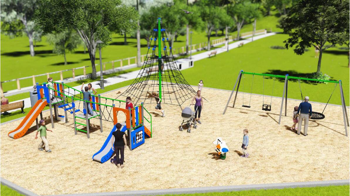 NEW SPACE: An artist's impression of the potential playground design.