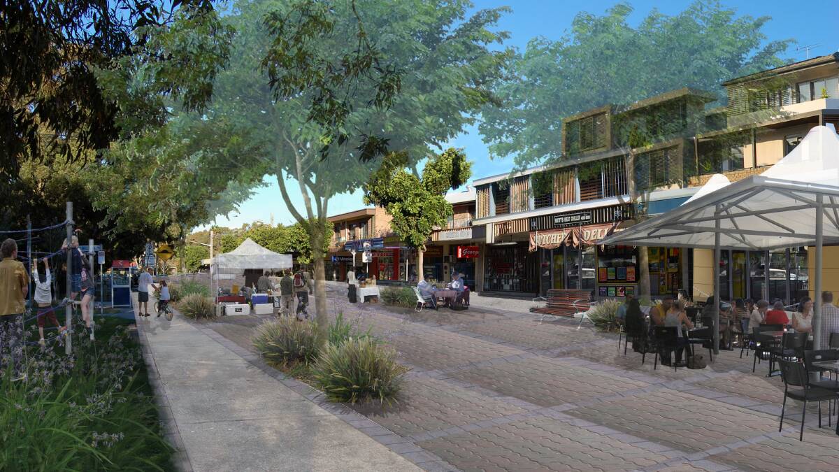 VILLAGE VIBE: How Tenth Avenue, at Budgewoi, will be transformed.