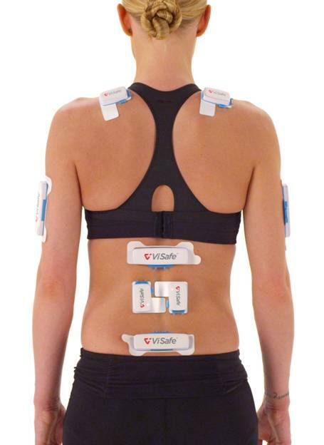 DATA: The wearable sensors provide information on stresses and strains placed on the body of staff when performing their daily tasks. Picture: Supplied
