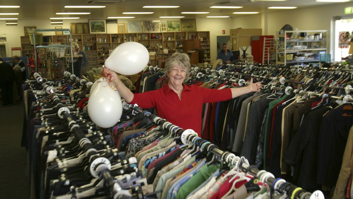 ULTIMATE RECYCLER: Manager Margaret Seguin pictured at the opening of the Salvation Army Family Store, at Bonnells Bay, in 2013. Picture: David Stewart