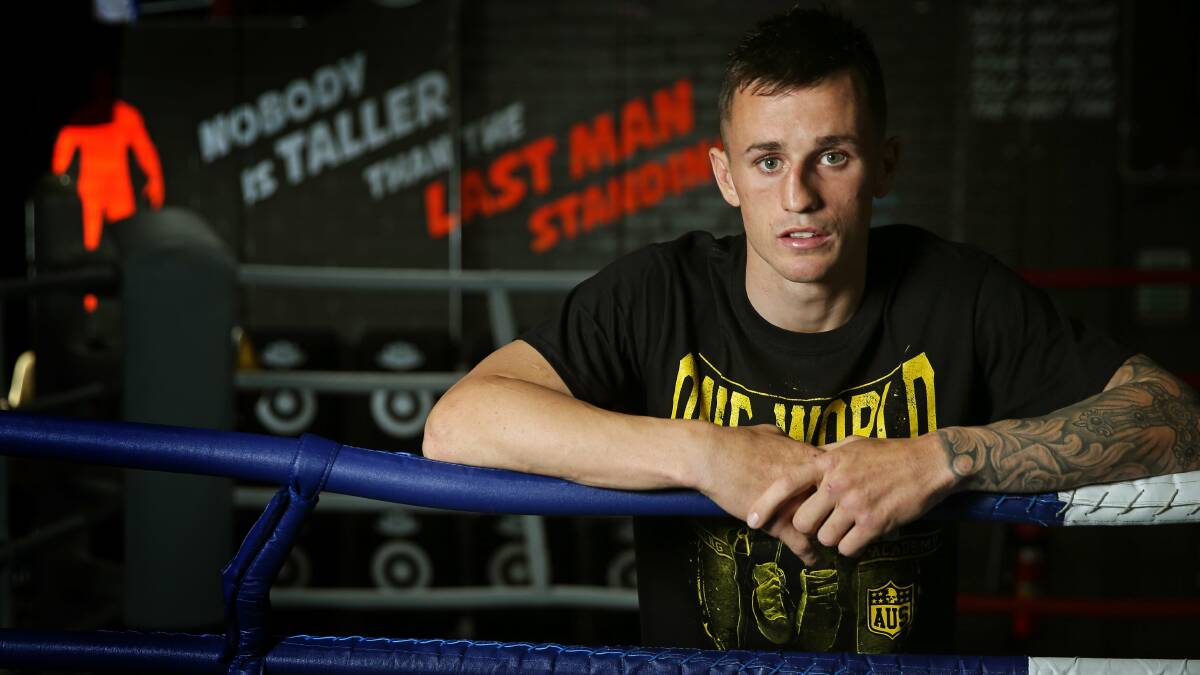 NOMINEE: Boxer Richard Smith is in line for Lake Macquarie's top sports award. Winners will be announced on Saturday, February 13, at Belmont. Picture: Marina Neil