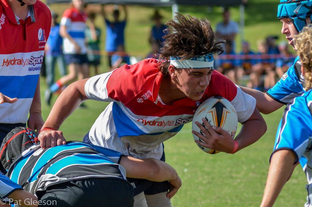 REP HONOURS: Harry Kettles in action for Hunter at the NSW Country Rugby Championships at Lismore at the weekend. Picture: Pat Gleeson