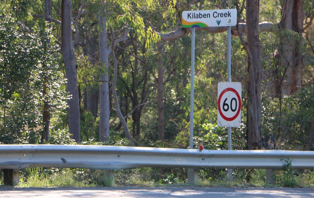 SLOW DOWN: One of the signs on Wangi Road, opposite Toronto Country Club. Picture: David Stewart