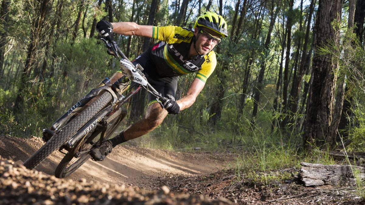 NEW HOME: World champion 24-hour mountain bike racer Jason English has moved to Newcastle, and now rides with the Cooranbong club. He'll race at Awaba MTB Park this weekend. Pictures: Outerimage.com.au