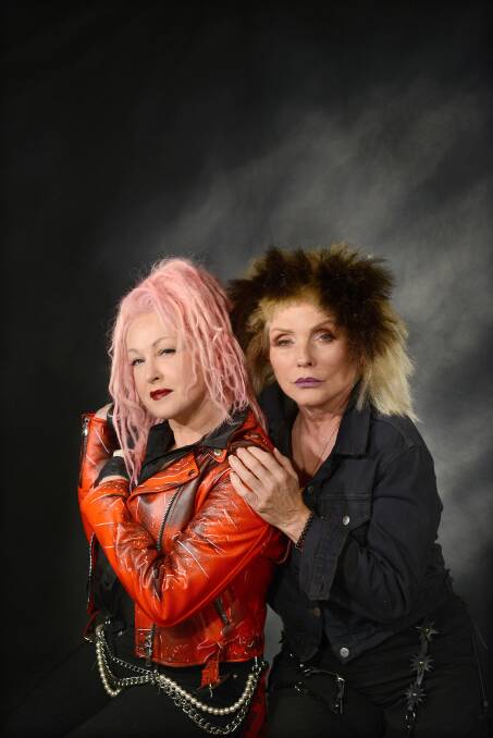 ROCK ON: Cyndi Lauper and Deborah Harry performed at Bimbadgen Estate on Saturday, but alcohol, not music, was the priority for many punters. Picture: Supplied