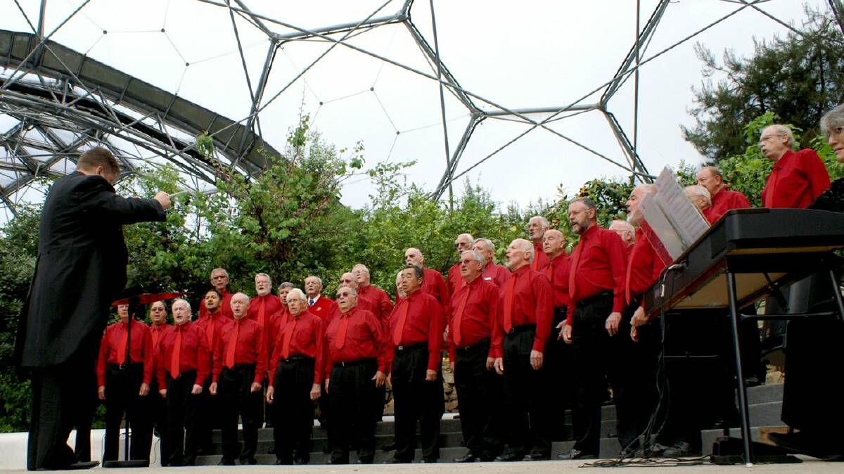 FEEL-GOOD: Sydney Male Choir will sing everything from pop songs and show tunes to songs of praise when they perform at the Church in the Trees in Morisset this Sunday at 2pm. Picture: Supplied