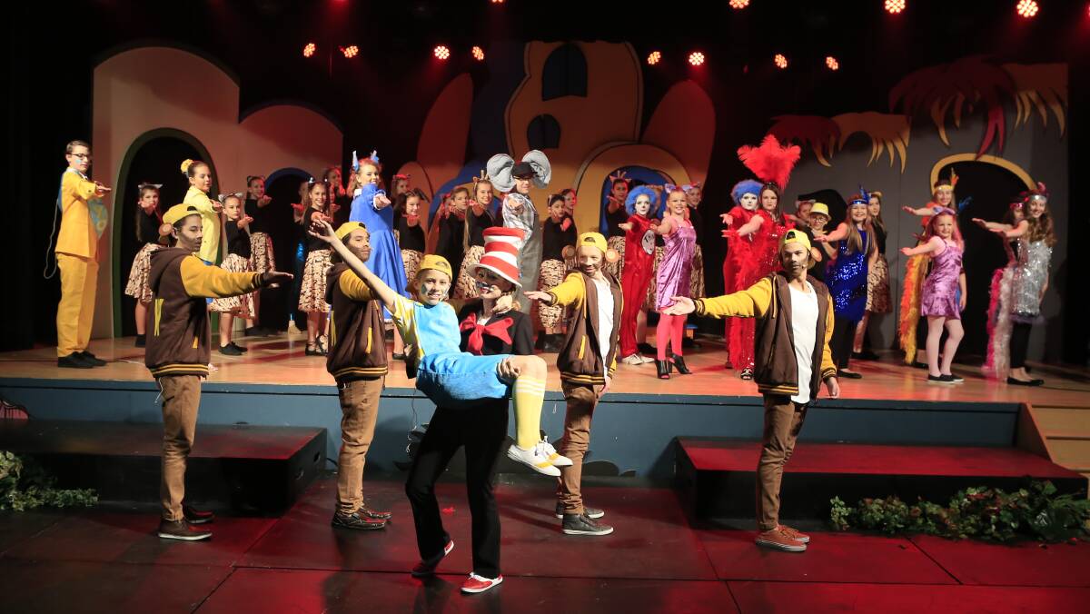 FAVOURITES: A cast of 50 Avondale School students brought the Dr Seuss tales to life on stage. Picture: Supplied