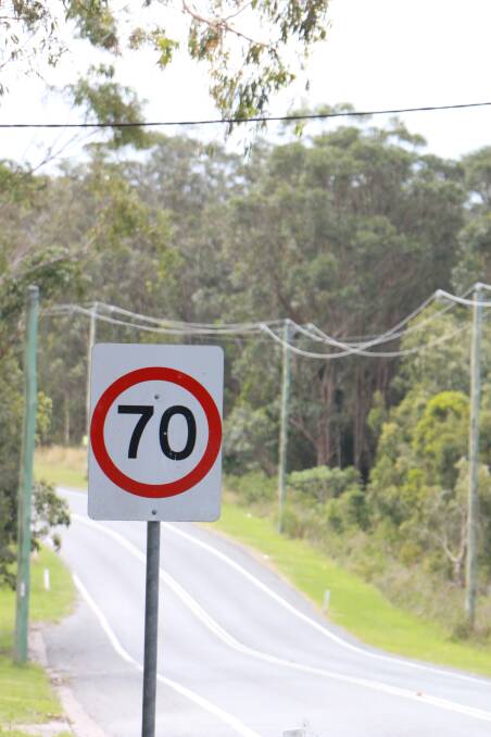 SLOW DOWN: The speed limit on Marconi Road will be reduced to 60kmh by the end of the year. Picture: David Stewart