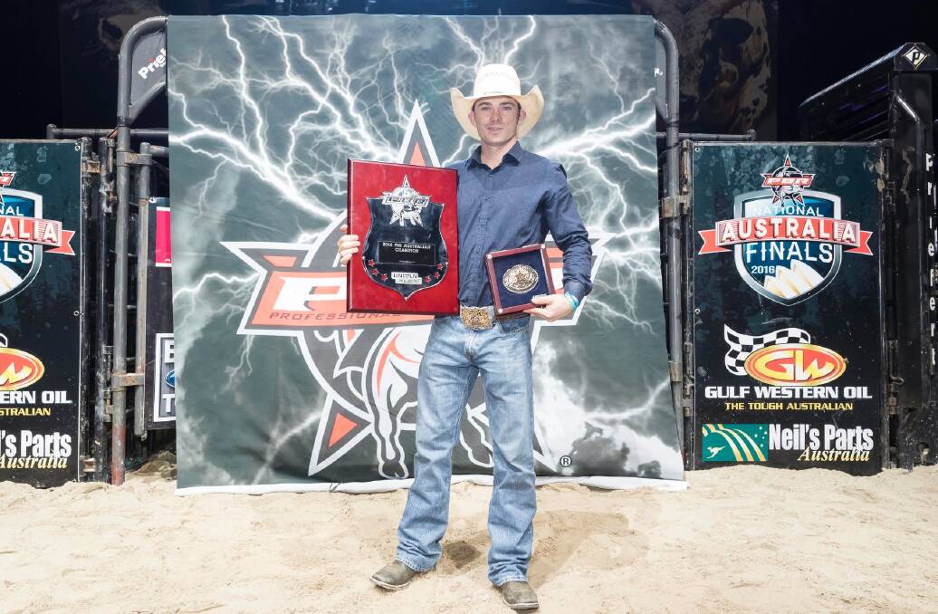 AUSTRALIAN CHAMPION: Singleton's Cody Heffernan finished the season more than a thousand points ahead of his closest rival. Picture: PBR Australia