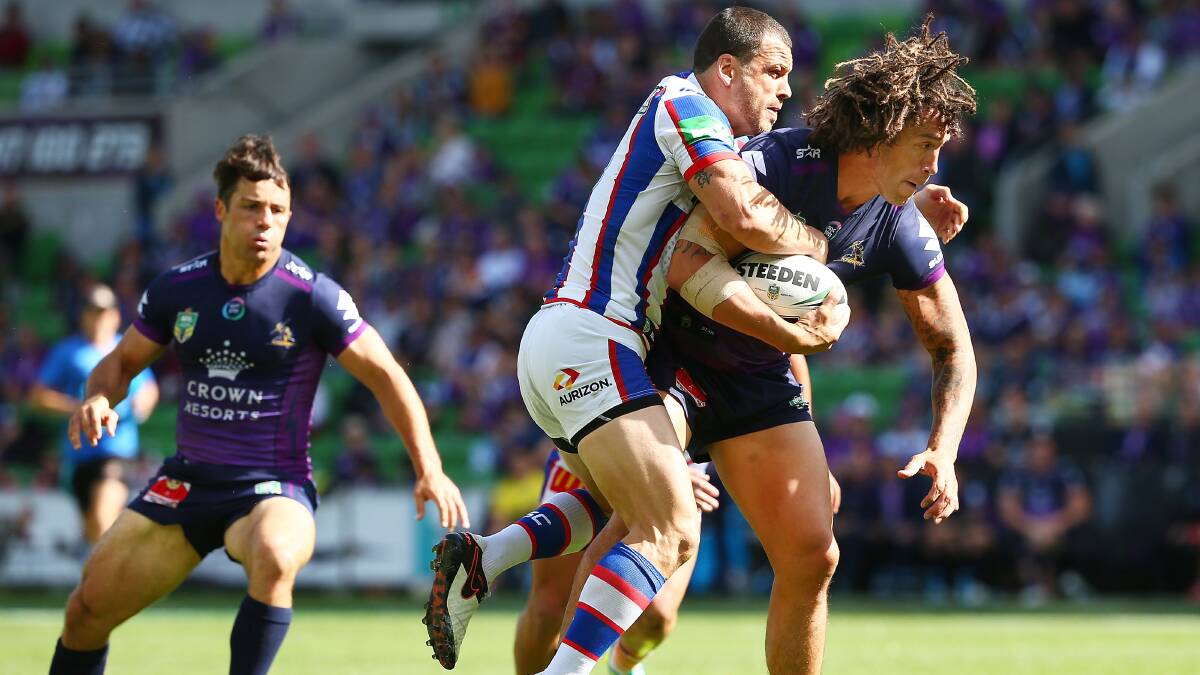 RETURN: The Newcastle Knights are set to welcome playmaker Jarrod Mullen back from a hamstring injury against Melbourne at Hunter Stadium on Sunday. Picture: Getty Images.