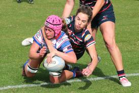 Wildfires second-rower Renee Clarke will be back in action against Sydney Uni. Picture by Peter Lorimer