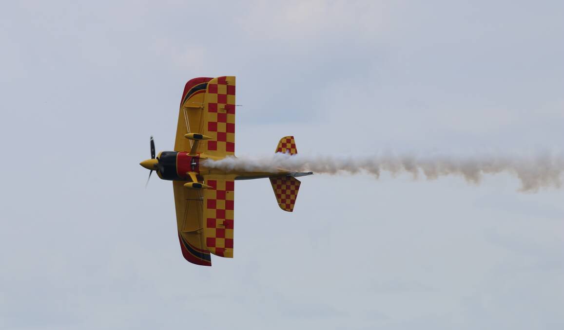 Amazing Aerobatics: Pilot Paul Bennet of Paul Bennet Airshows will have visitors in awe with his breathtaking stunts and manoeuvres. Photo: David Stewart.