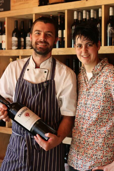 SUCCESS: Chef Daniel Way and restaurant owner Jess Lawrence. Picture: David Stewart
