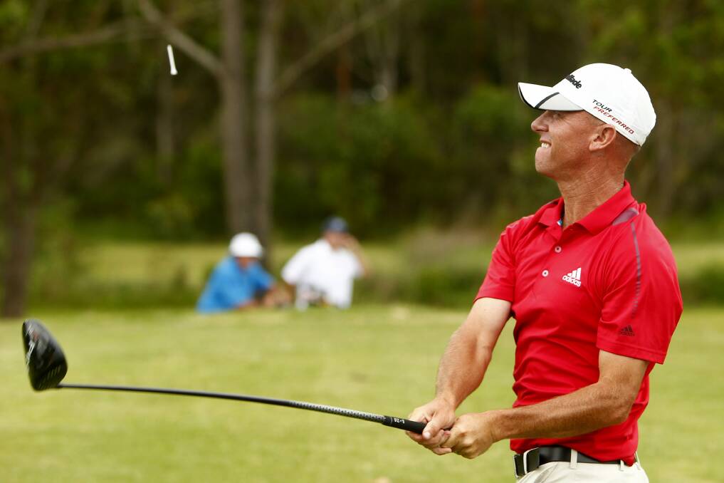 CLASS FIELD: Toronto's former US PGA Tour star Nathan Green will tee it up at Morisset. Picture: Jonathan Carroll