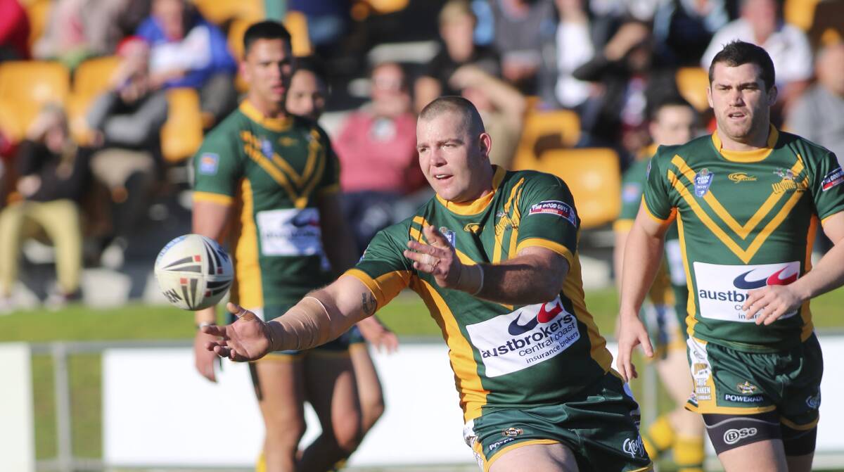 END GAME: Former international Mark O'Meley's influence at Wyong has been immense this season. The veteran prop is expected to hang up his boots following Wyong's semi-final loss on Sunday. Picture: David Stewart