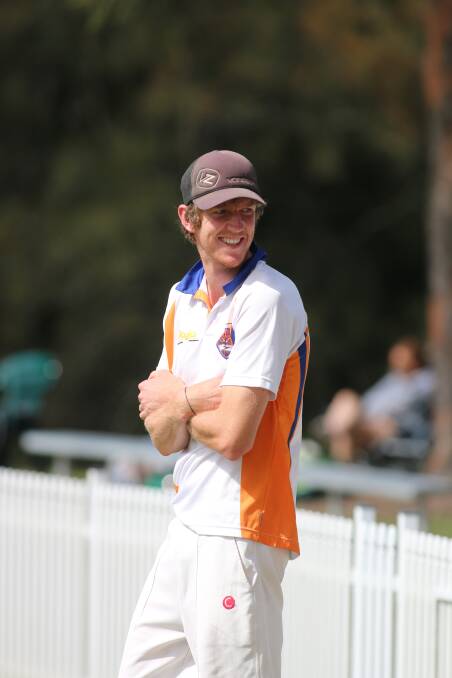 RELAXED: Northern Power's Brendon Charlton was all smiles after his innings of 85 at Ron Hill Oval on Saturday. Picture: David Stewart