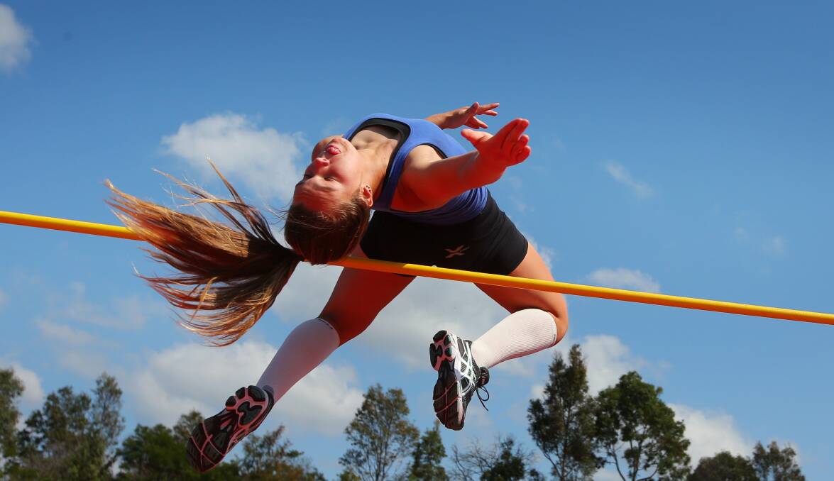 FLYING HIGH: Emma-Sue Greentree was among the Westlakes athletes to receive a Local Sporting Championship Grant. Picture: Peter Stoop