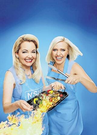 HOT PAIR: See Carly Saunders and Tresne Middleton cook up a healthy treat at noon.