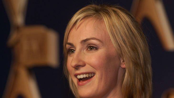 Lisa McCune won the Gold Logie four times, this was the last occasion. Photo: Heath Missen