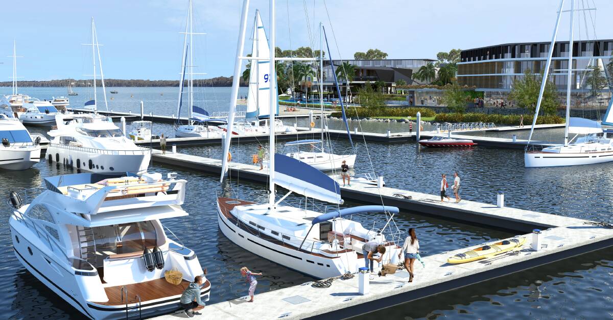 APPROVED: The Trinity Point marina. Art by Squillace Architects
