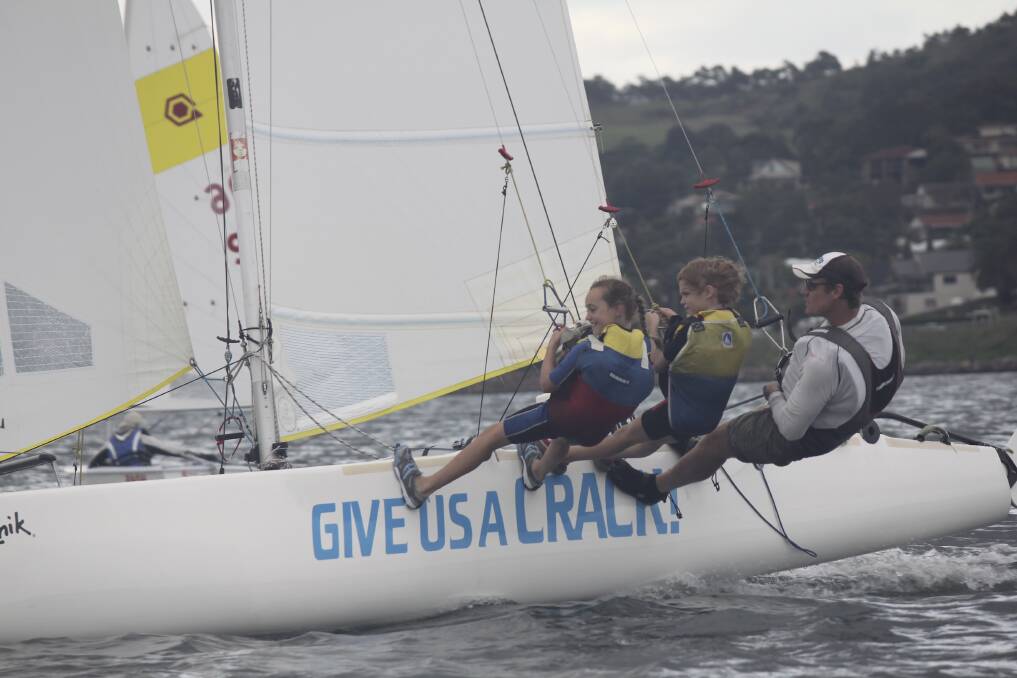 TEAMWORK: Speers Point Sailing Club offers competitive racing, and new members are welcome. Picture: Paul Bellamy