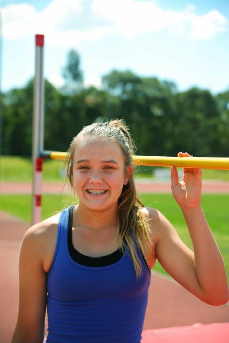NATIONALS: Having competed alongside Australia's Commonwealth Games athletes in Melbourne earlier this month, Emma-Sue Greentree will return next week for the Australian Little Athletics Championships. Picture: Peter Stoop