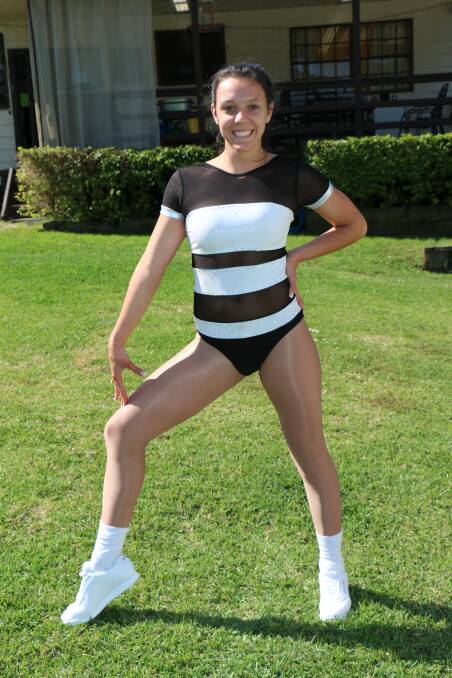 EXCITED: Awaba resident Anika Butler will represent Australia in aerobics at the World Championship in Prague. Picture: Jamieson Murphy