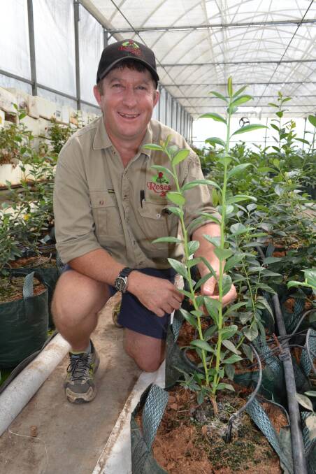 GROWING INTEREST: Wade Mann at the Roses 2 Go farm at Warnervale has won a unique scholarship in pest control.
