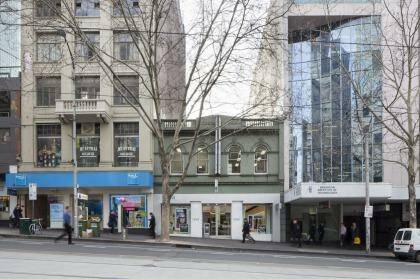 This shop at 384-386 Bourke Street, occupied for years by exclusive jeweller William Drummond, is expected to fetch more than $15 million. Photo: Supplied