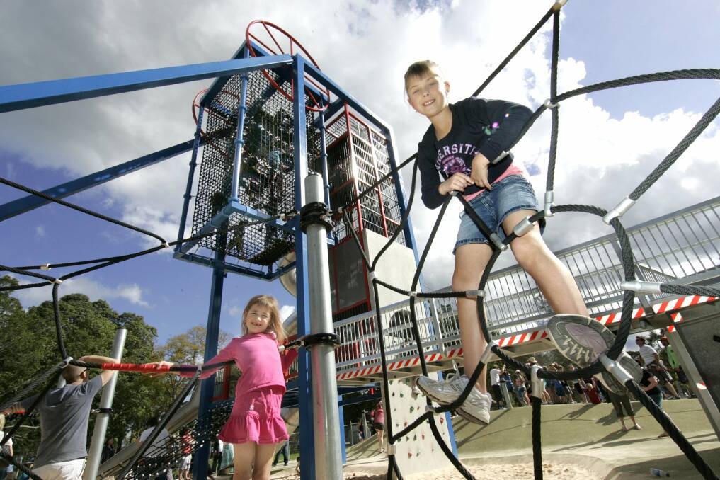 TOP SPOT: The writer is full of praise for council and Lake Macquarie Variety Playground. Picture: Phil Hearne